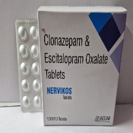 NERVIKOS (Clonazepam & Escitalopram Oxalate Tablets)